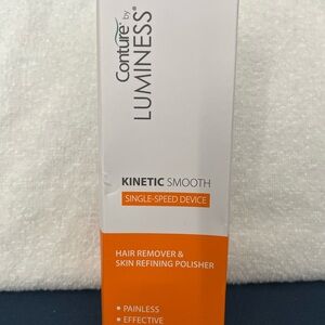 NIB Conture Luminess Kinetic Smooth Device, Hair Remover & Skin Polisher